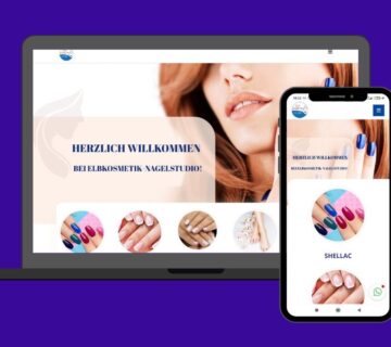 Cайт косметической студии портфолио Sunny art