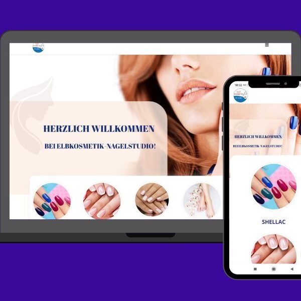 Cайт косметической студии портфолио Sunny art